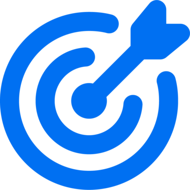 target group blue icon